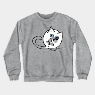 Ooooohh Circle Cat Crewneck Sweatshirt